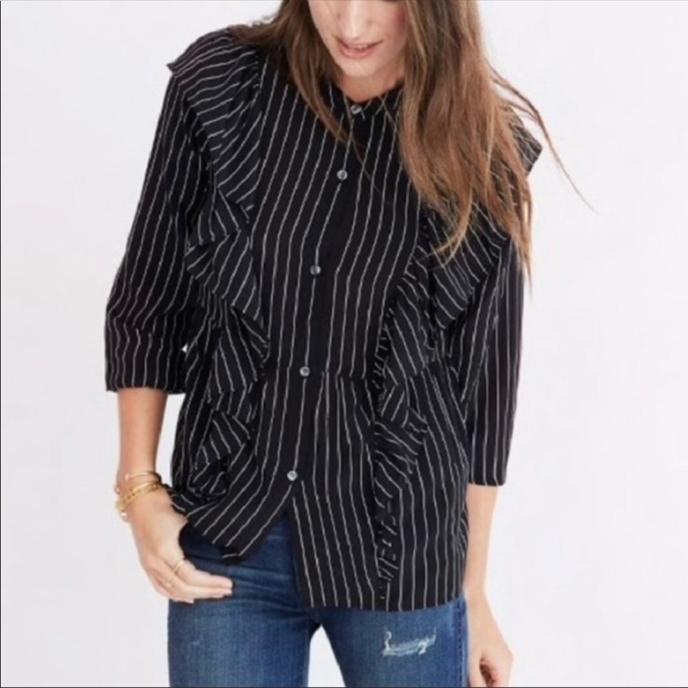 Beautiful Madewell 100% Silk Blouse